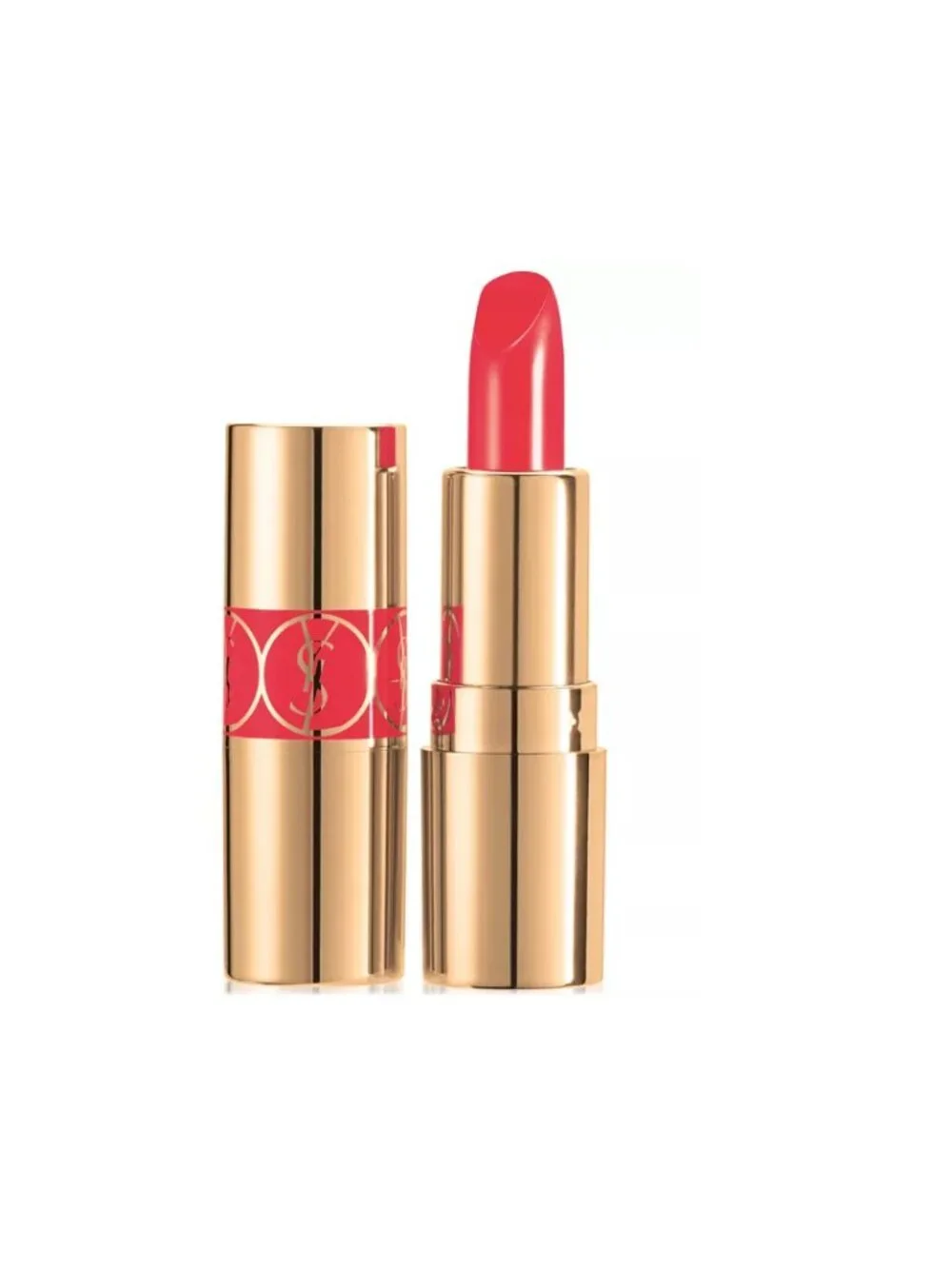Yves Saint Laurent Beauty Set-Deluxe Rouge Volupte Shine Balm Shade 45-2pc-NEW